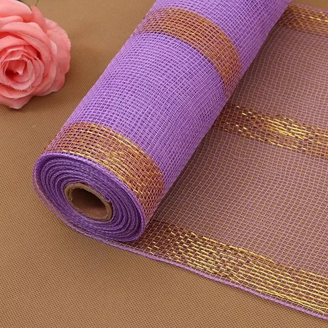 Hot Sell Design Flower Mesh Wrap Gift Deco Mesh 10 Inch Wholesale Deco Mesh Buy Wholesale Deco