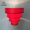 2017 Hot Sale Pendant table lamp TC Fabric Red Lamp Shades