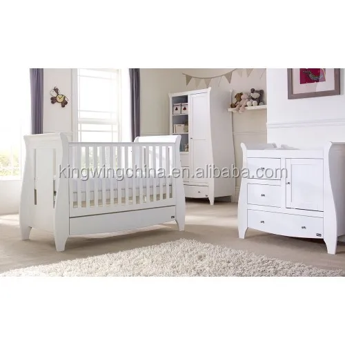 cot change table and drawers set