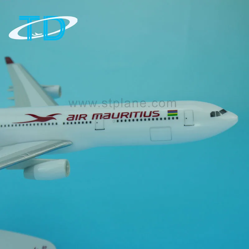 Air Mauritius A340300 Aircraft Model Plastic Toy Buy Model Plane Metal,Aircraft Models Stand