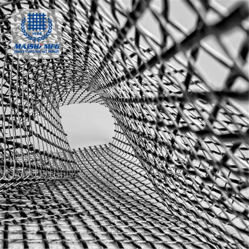 Architectural usage woven type decoration mesh