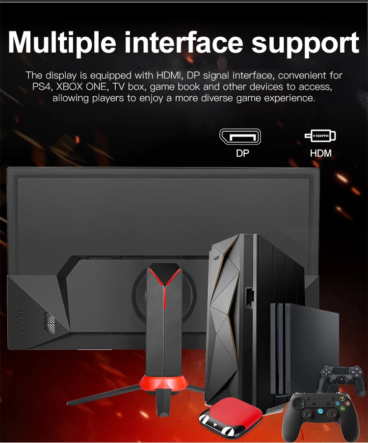 FreeSync 32 inch Gaming monitor 4K resolution with Display Port