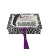 Beautiful custom logo wig packaging hair extension box package