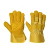 Cowhide leather palm safety chainsaw gloves For Logging