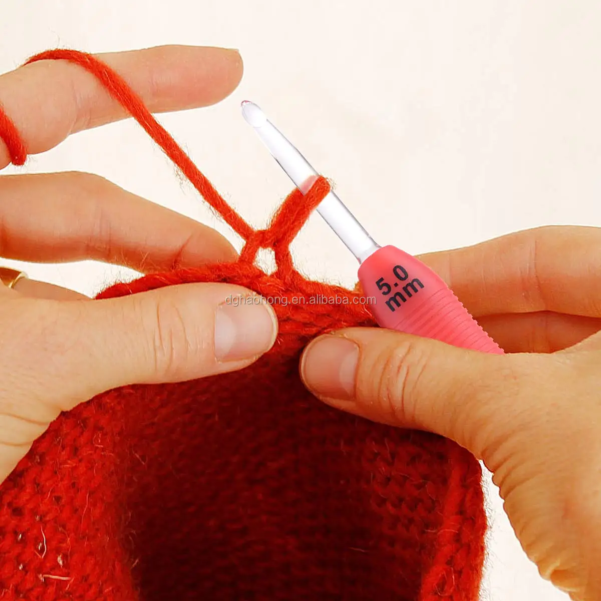 1 pcs Led Light Up Crochet Hook Knitting Needles LED Crochet (3.0mm)