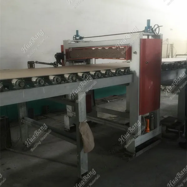 Paper faced gypsum board production line