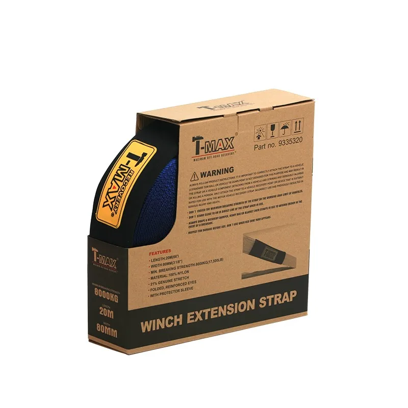 Tmax Snatch Strap Winch Extension Recovery 4wd Tow Straps Buy Tmax