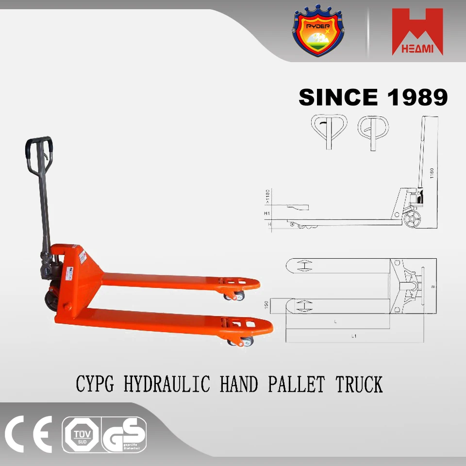 Hydraulic hand pallet truck check list for maintenance