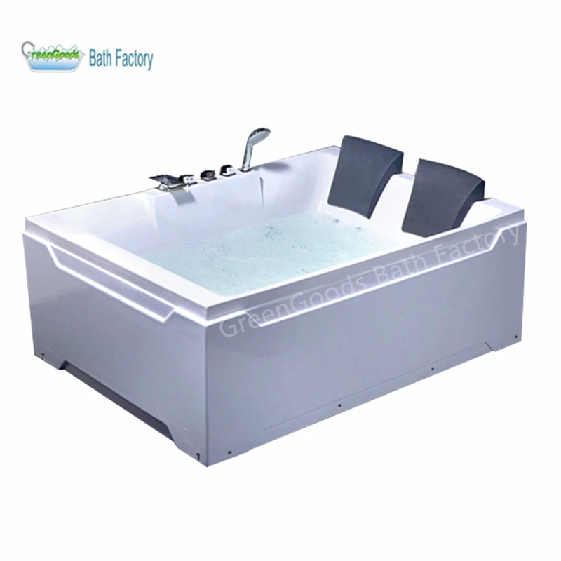 Greengoods Bath Factory 2 Person Hot Spa Jetted Big Tub Shower Combo