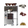Customize Automatic Loose Moringa Silk Tea Leaf Nylon Pyramide Dosing Filling Packaging Line Triangle Tea Bag Packing Machine