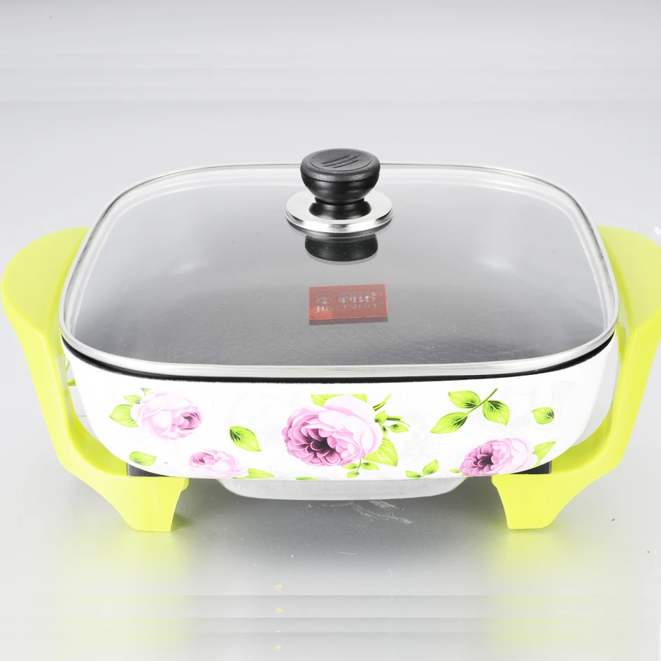 Multifunctional Square Electric Pizza Pan Electric Frying Pan Bbq