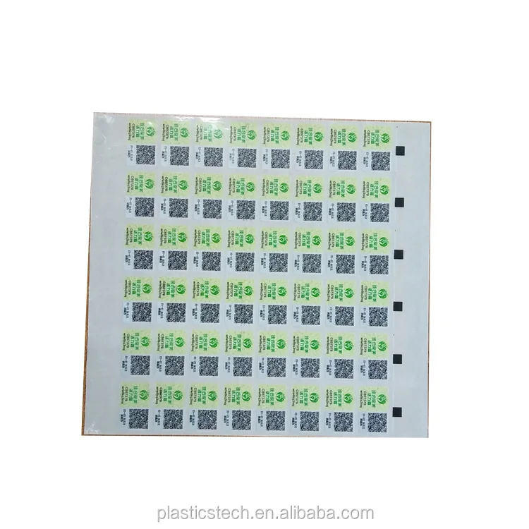Qr Code Tagging Tamper Evident Sticker Seal Tamper Proof Barcode Labels