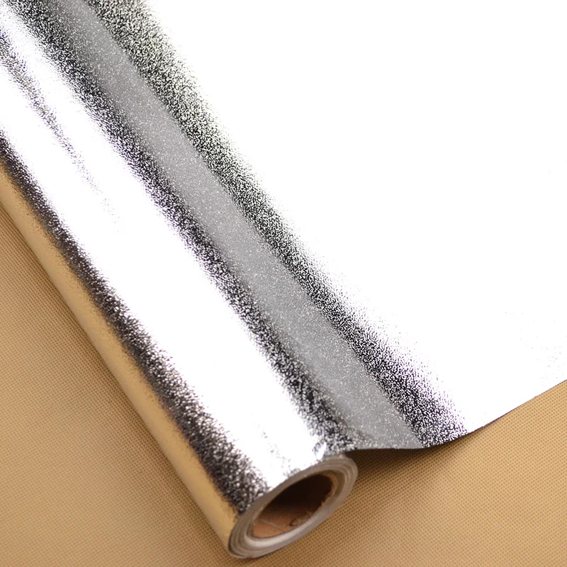 silver wrapping paper