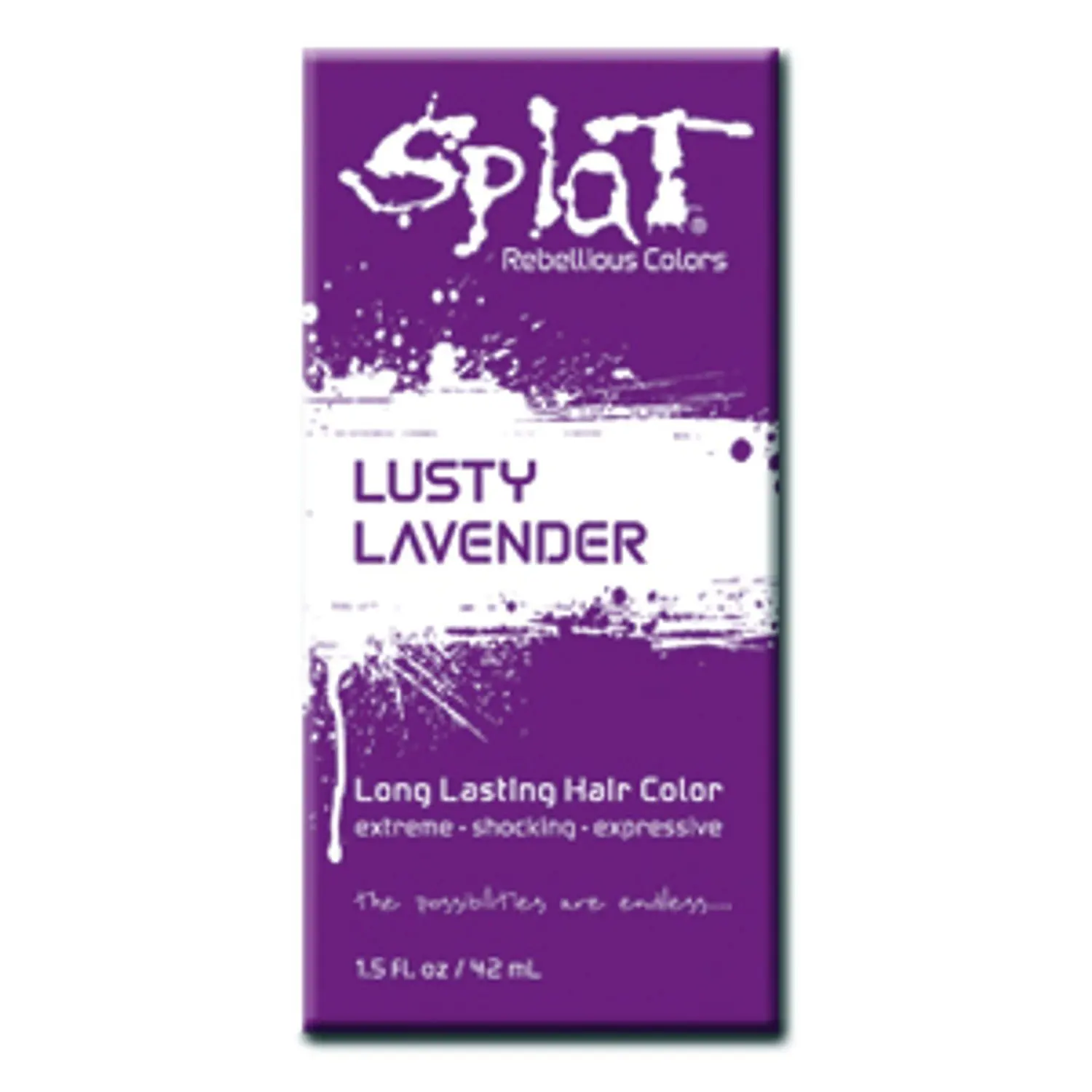 Buy Splat Lusty Lavender Long Lasting Hair Colour Kit Purple In