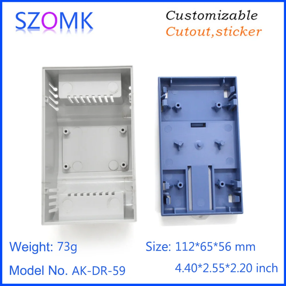 Thiết Kế Mới Thông Minh ABS Nhựa Din Rail Kiểm Soát Công Nghiệp Bao Vây