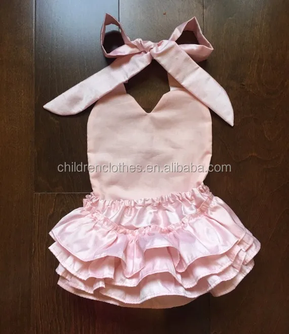 backless baby romper