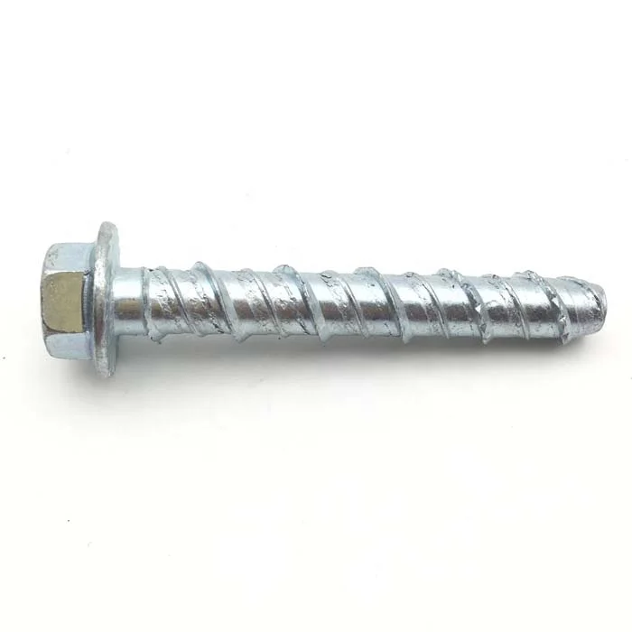 High Quality Hex Flange Head Zinc Galvanized Concrete Screw Bolt Buy