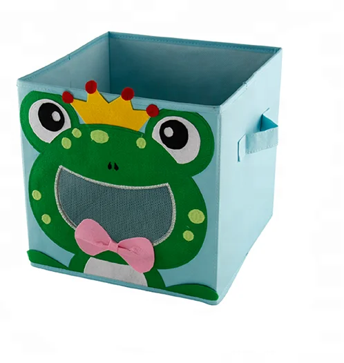 Cubo de almacenamiento plegable para ni/ños gris Dinosaurios Cartoon