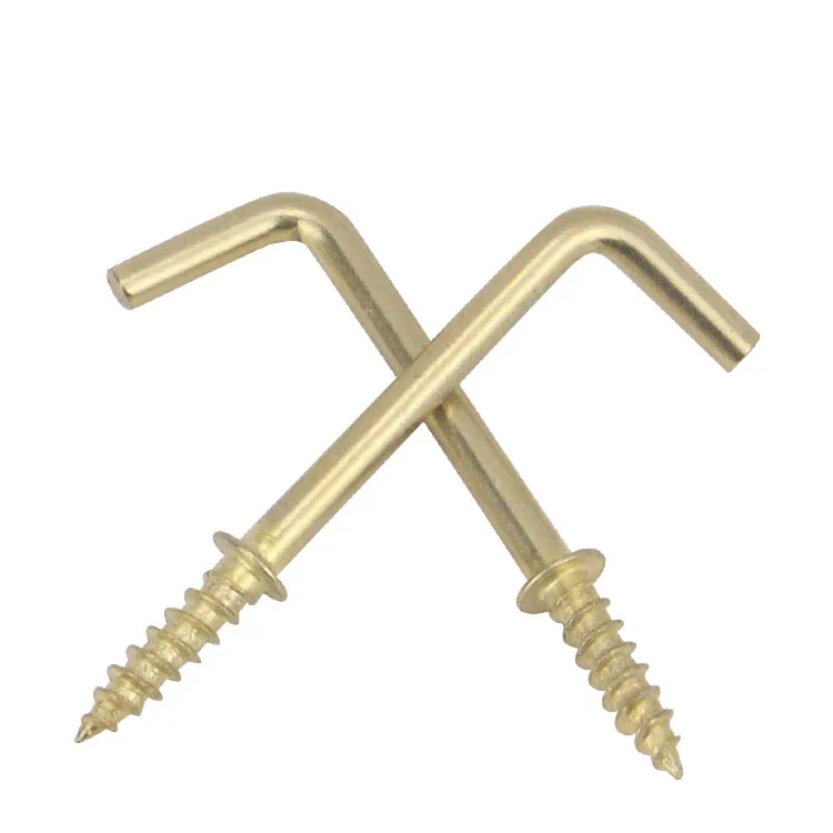 Hot Sale China Supplier L Stainless Steel 7 Shape Wood Screw Hook For