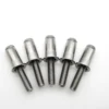Zinc Plated Stainless Steel Round Head Snap Cap Button Screw Bolt Fastener Screws Solid Rivet