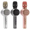 Rechargeable Wireless BT Speakers Voice Recording Karaoke Microphones for Family