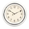 14 inch Innovative design cake shape white rhythm wall clock for home office school
