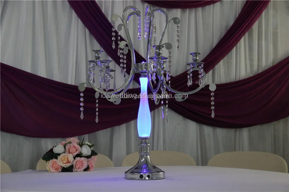 Wedding cristal candelabros/centros de mesa candelabros wedding ...