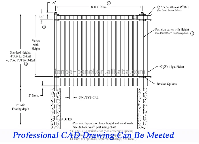 Ornamental Tubular Gate Design Security Wrought Iron Garrison Steel ...