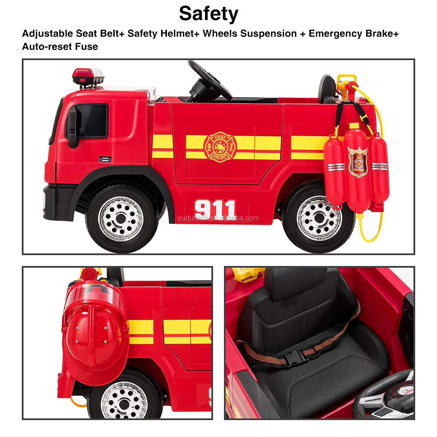 power wheels fire truck with remote control