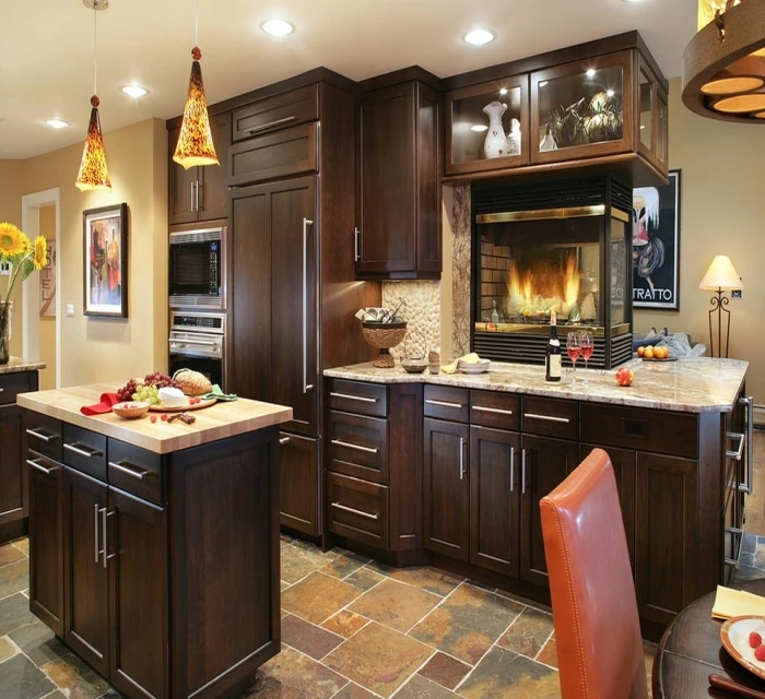 Muebles De Cocina De Madera De Estilo Agitador Al Por Mayor Hechos En