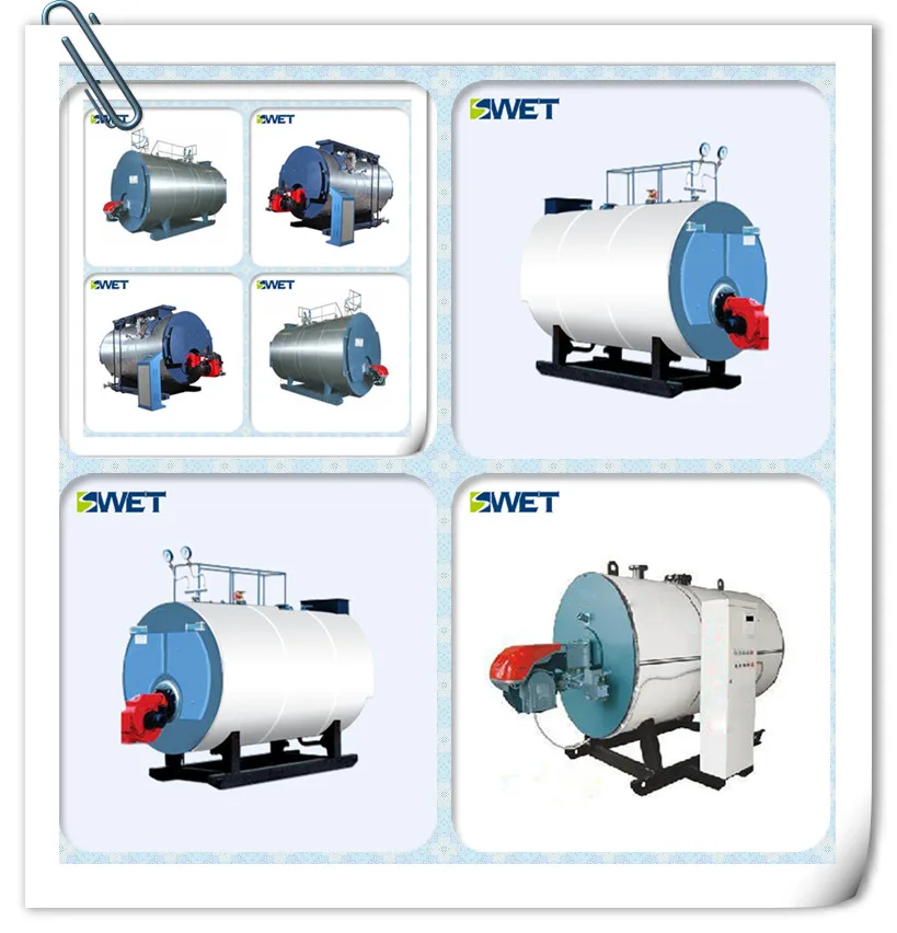 China horizontal condensing oil  gas burning hot water boiler with high quality