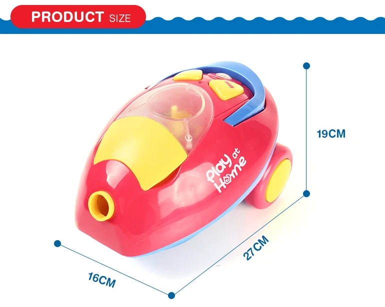 Housekeeping Clean Up Suction Pretend Play Electric Mini Vacuum Cleaner