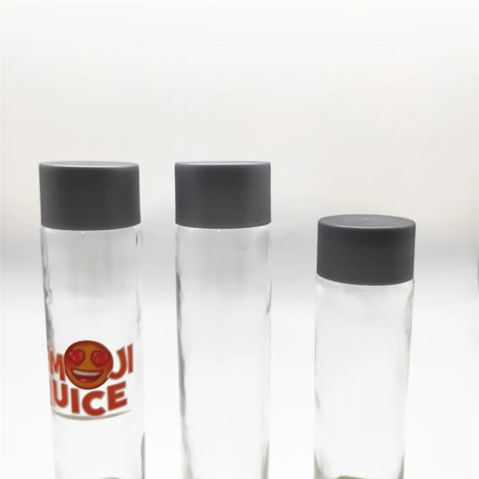 Wholesale 375ml500ml Round Voss Water Glass Bottle With Plastic Cap