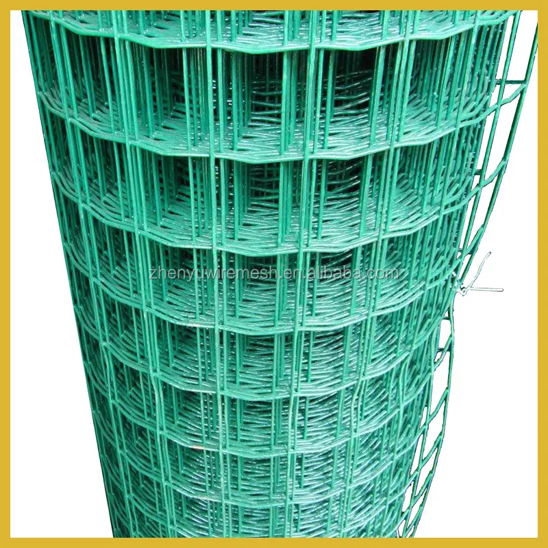 Pe/pvc Coated 6ft Holland Welded Wire Fence 4x4 3x3 2x2 Mesh With 2.1m