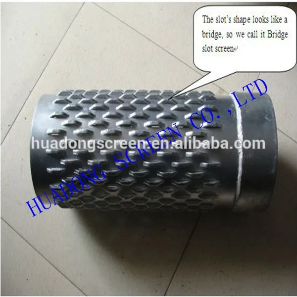 product-600-600 Wedge wire filter screen water well casing strainer used in water supply systems