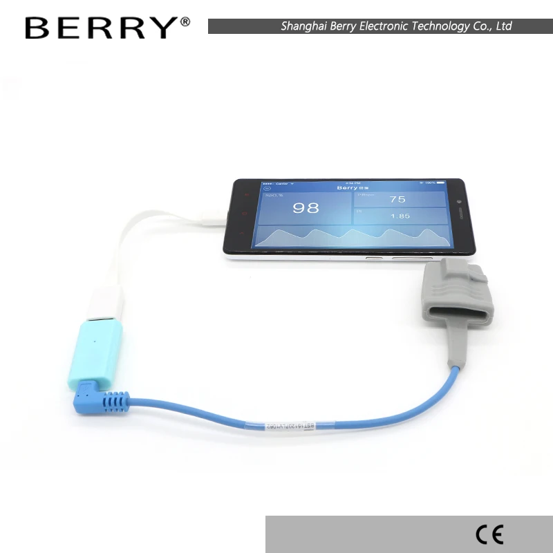 Berry Mini Usb Spo2 Medical Bluetooth App Smartphone Android Pulse