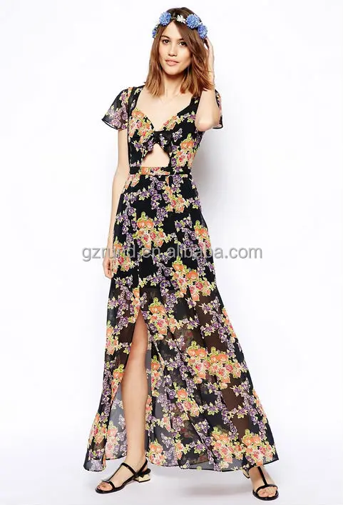 sun dresses with short sleeves