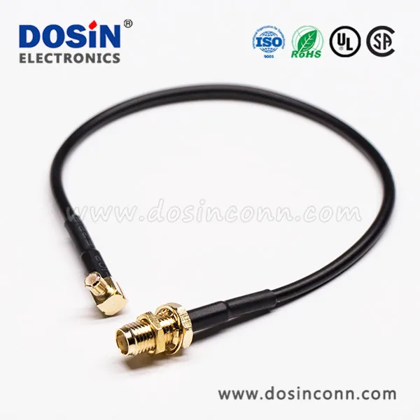waterproof right angle bnc male PCB mount connector for tv antenna