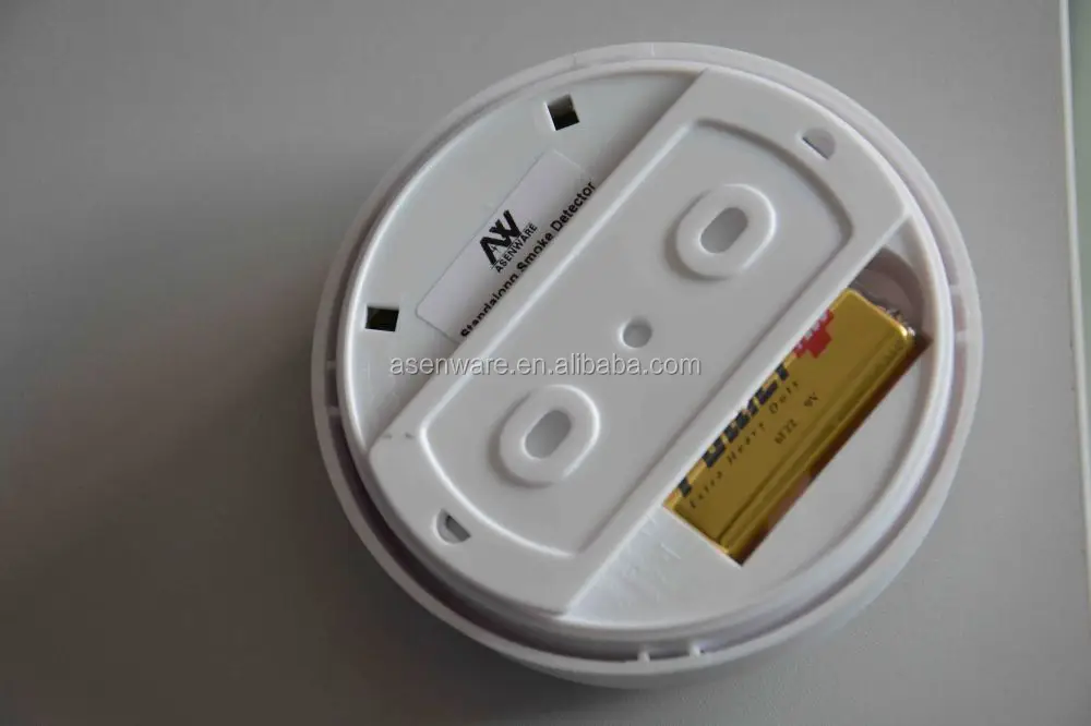 Wireless 9v Battery Operated Smoke Detector/Stand Alone Smoke Detector