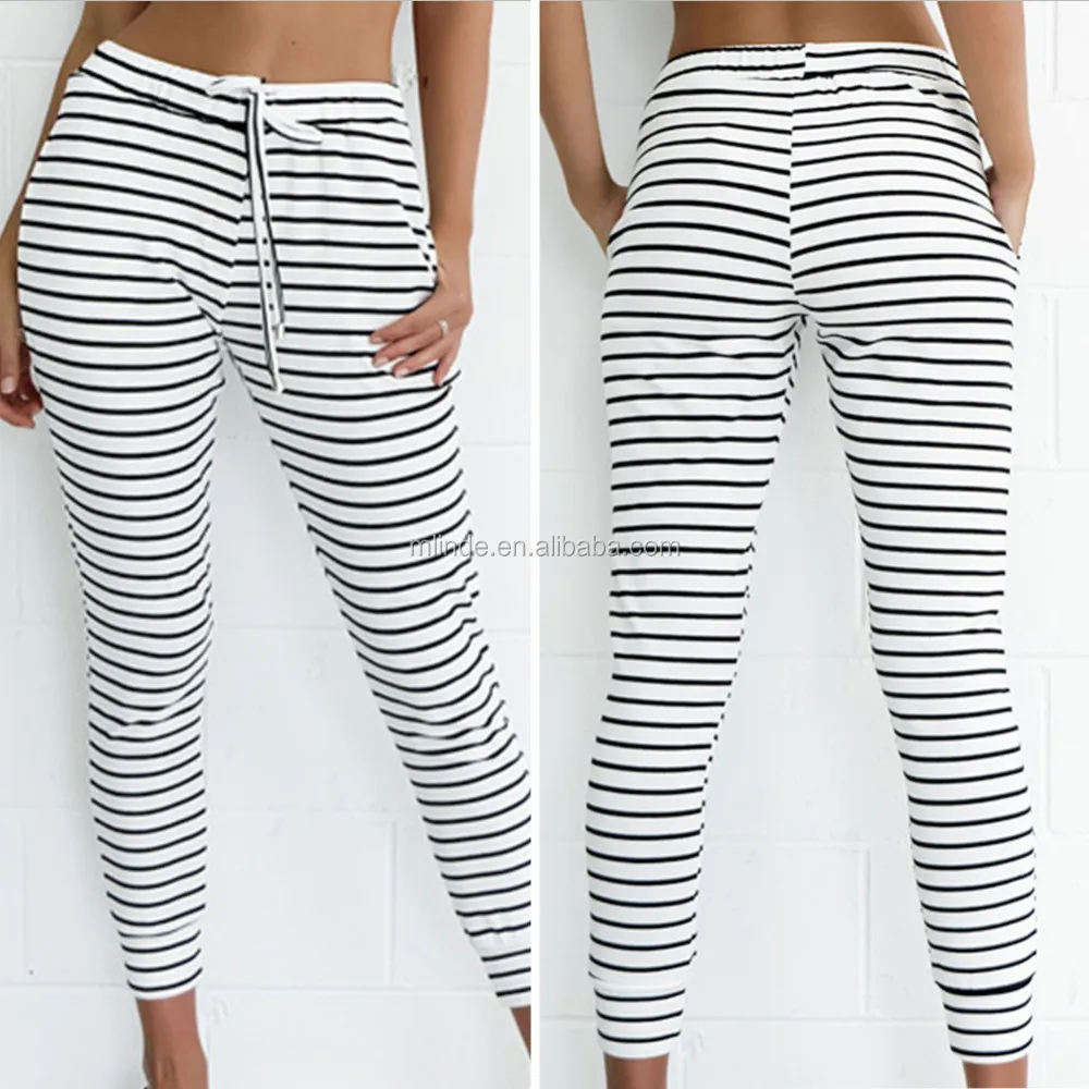 long striped pants