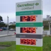 Gas station LED price sign gas price led digit display board for sale