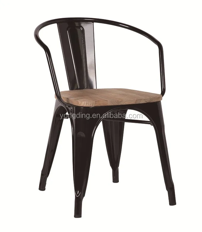 Hot Sale Modern Galvanized Clear High Back Metal Fashion Dinning Chair