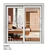 long service life thermal break powder Coated aluminum 5+12A+5 double tempered glass sliding door for balcony