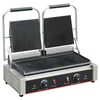 Industrial Double Heads Electric Panini Contact Grill / Sandwich Press