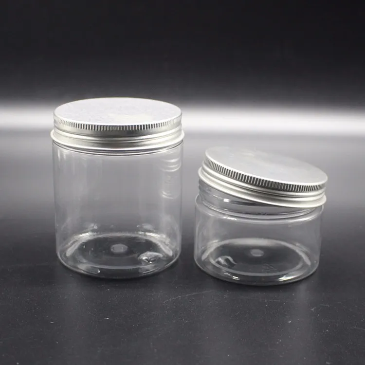 Large Volume 50ml 100ml Plastic Jar,Pet Jar,Cosmetic Clear Jar - Buy ...