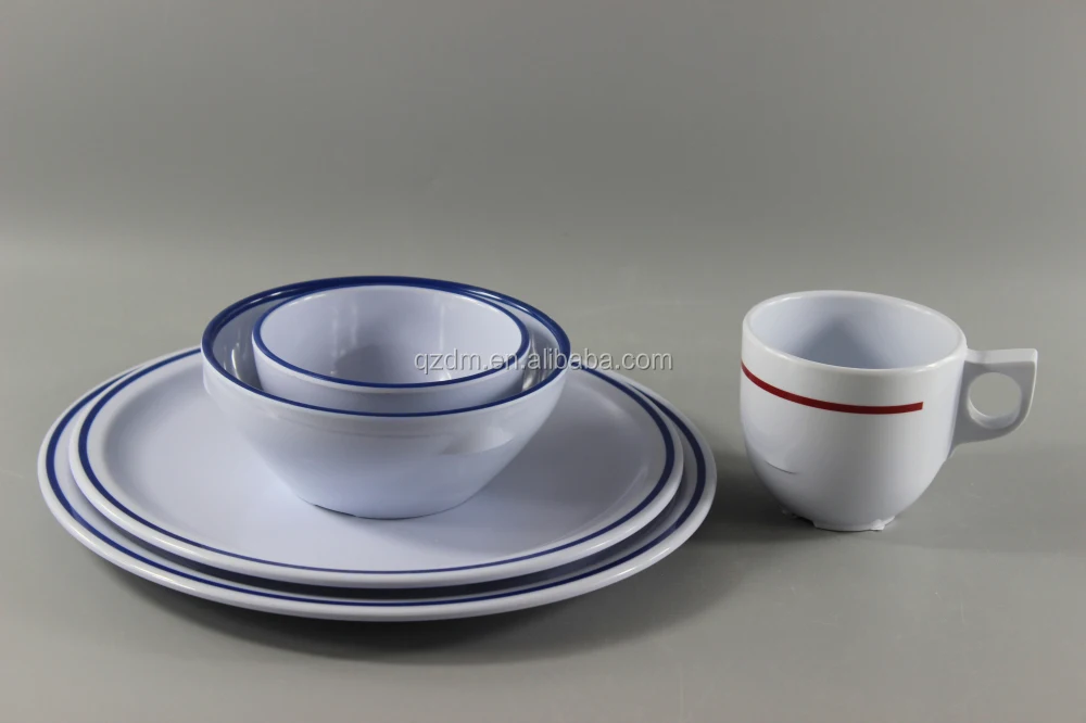 Modern Melamine Dinner Set Of 3 Pieces