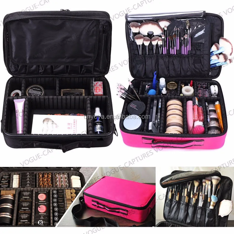 Large Makeup Bag Cosmetic Case Storage Handle Organizer Artist Large Makeup Bag Cosmetic Case Storage Handle Organizer Artist Travel Kit
