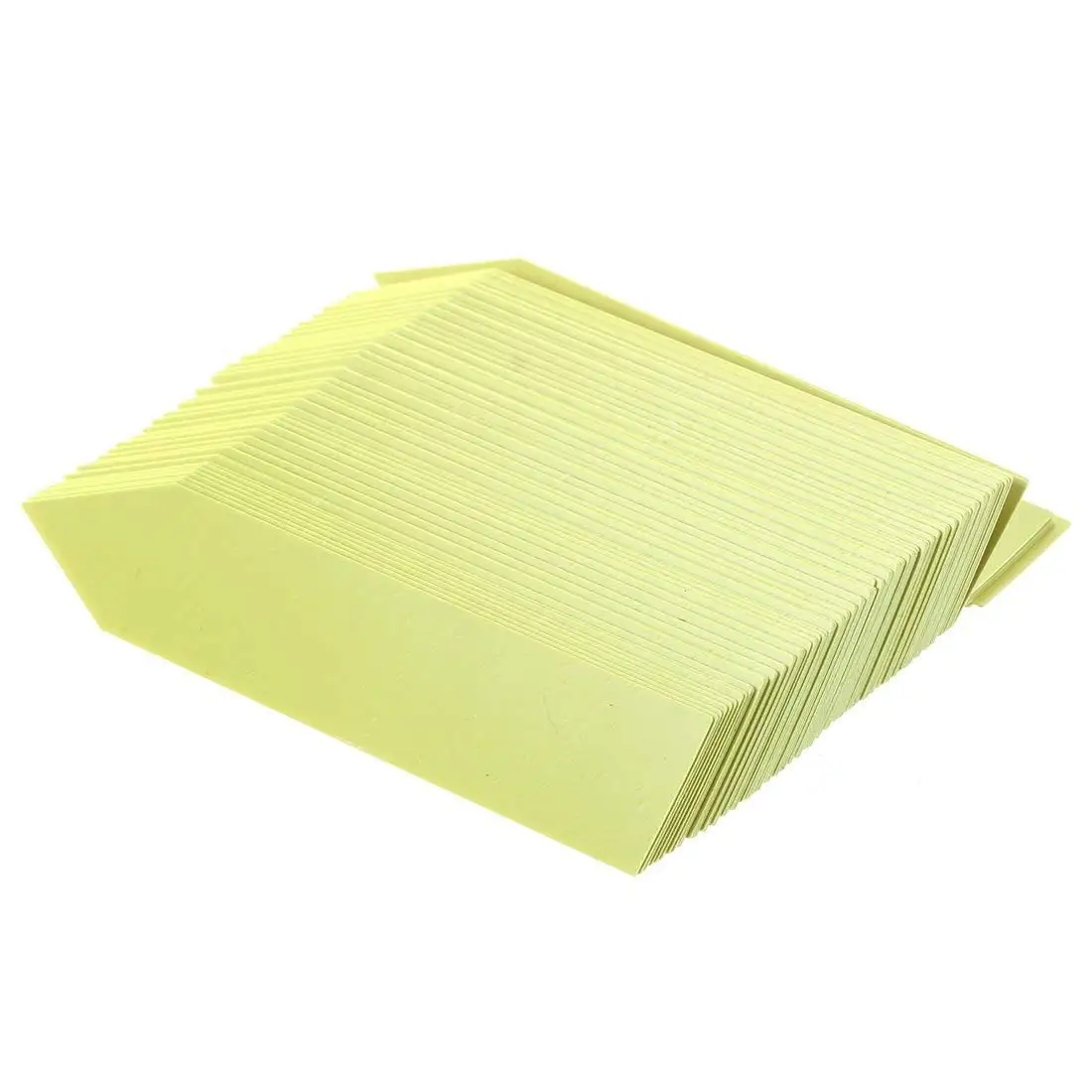TOOGOO(R) 100 Pcs Plastic Plant Seed Labels Pot Marker Nursery Garden Stake Tags 10cm x 2cm (yellow)