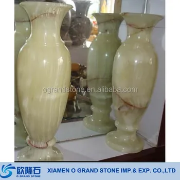 Wholesale New Light Green Onyx Marble Tall Flower Vase Buy