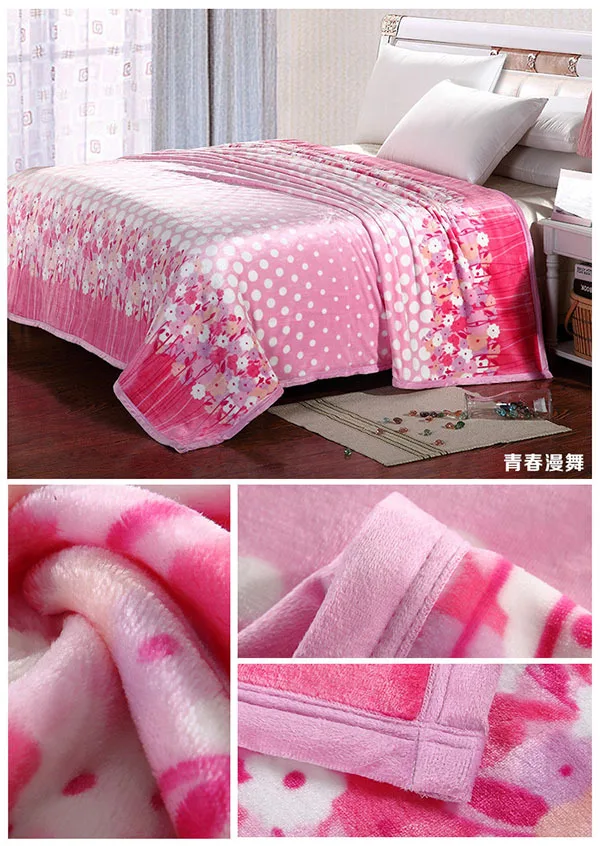 2016 High Quality Mexican Style Printed Double Layer Super Soft Mink